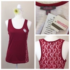 UG Apparel Oklahoma University Tank Top size M